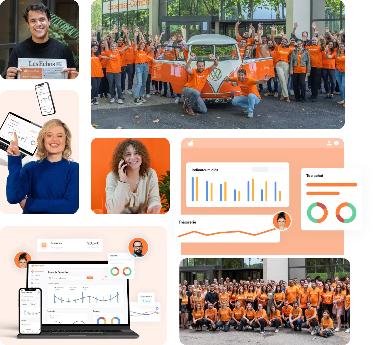 Mosaïque de ressources médiatiques proposée dans cette page